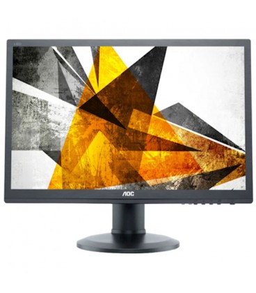 REF-AOC8001 - Monitor 24" AOC E2460PQ Rigenerato Nero Silver - Full HD LED